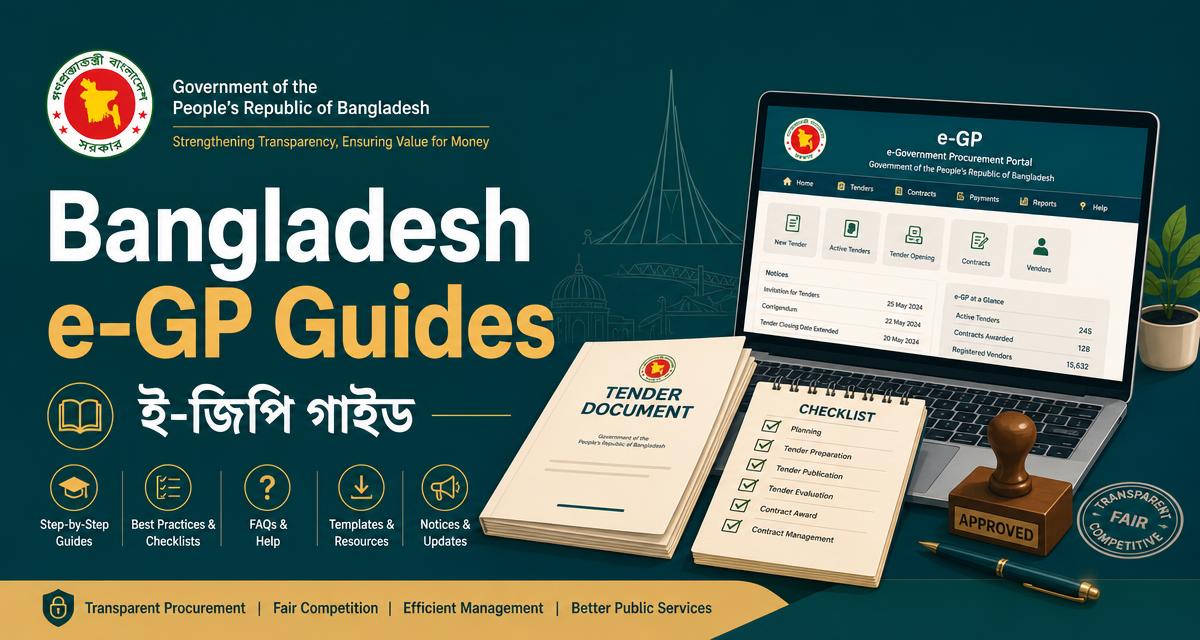 বাংলাদেশ ই-জিপিতে দরপত্র জামানত ও কার্যসম্পাদন জামানত